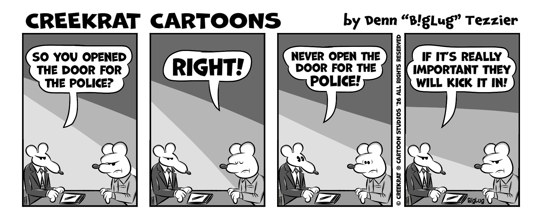 Creek Rat comic strip dated 2026-03-23